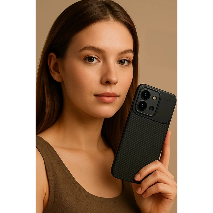 CPT05 Xiaomi Redmi 15C 4G Auto Focus Karbon Kapak - Lacivert