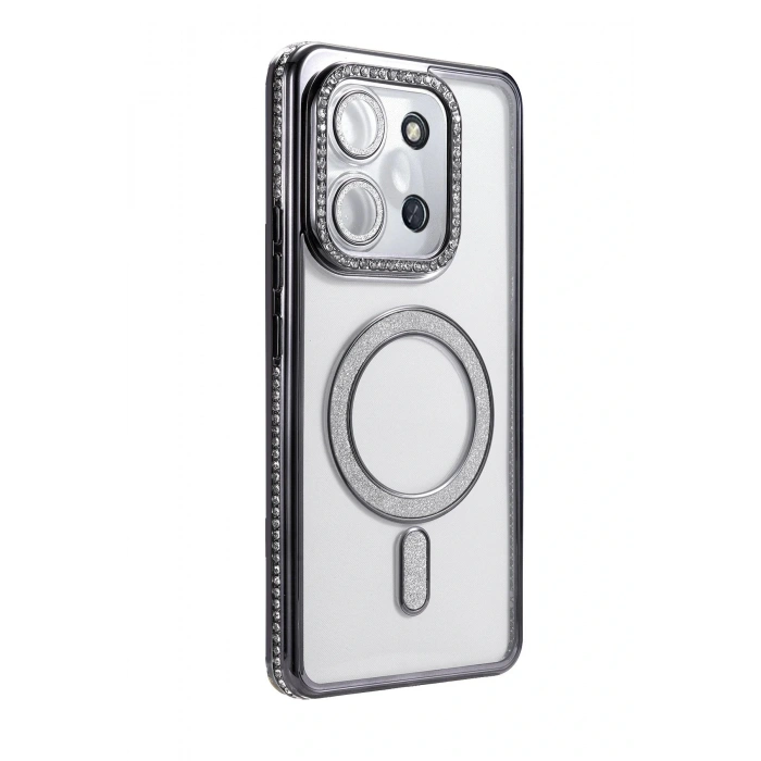 CPT05 Xiaomi Redmi 15C 4G Joke Simli Magneticsafe Kılıf - Siyah