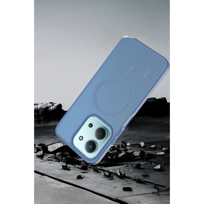 CPT05 Xiaomi Redmi 15C 4G Jota Magsafe Kapak - Açık Mavi