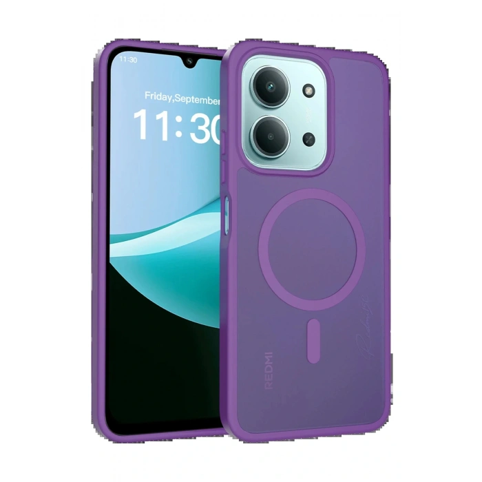 CPT05 Xiaomi Redmi 15C 4G Jota Magsafe Kapak - Derin Mor