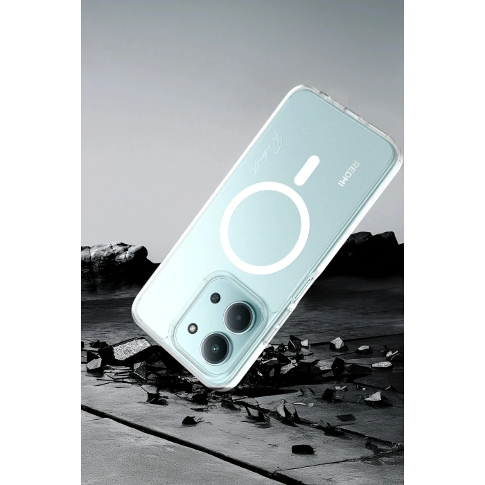 CPT05 Xiaomi Redmi 15C 4G Jota Magsafe Kapak - Şeffaf