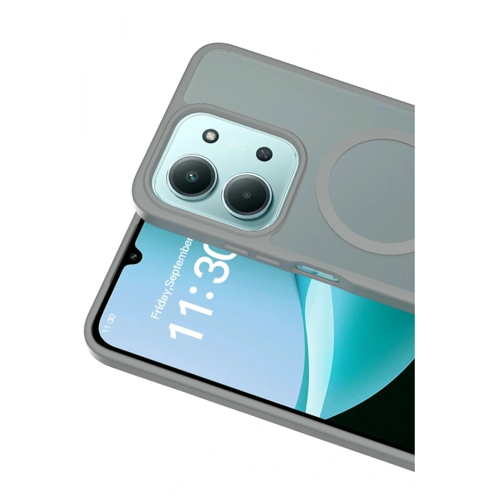 CPT05 Xiaomi Redmi 15C 4G Jota Magsafe Kapak - Titan Gri