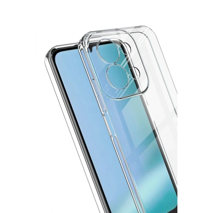 CPT05 Xiaomi Redmi 15C 4G Lüx Şeffaf Silikon - Şeffaf