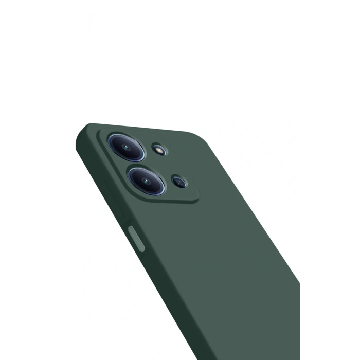 CPT05 Xiaomi Redmi 15C 4G Nano içi Kadife Silikon - Koyu Yeşil