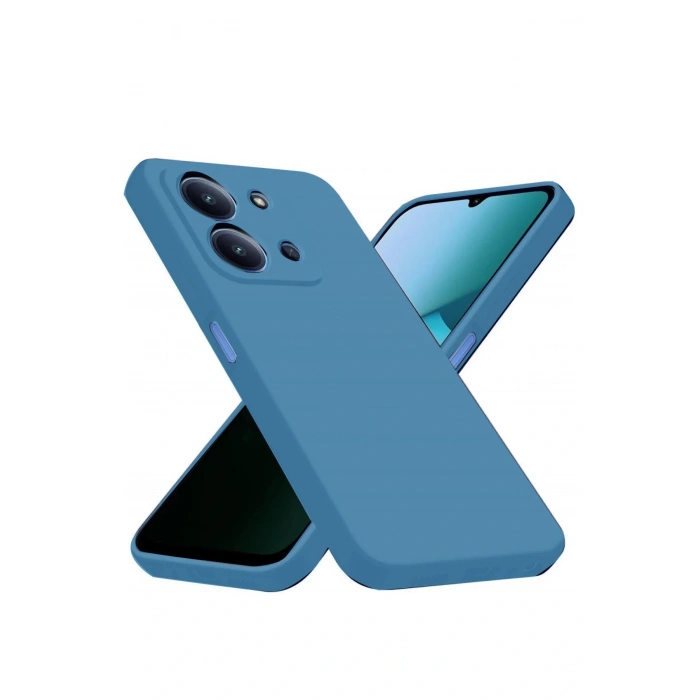 CPT05 Xiaomi Redmi 15C 4G Nano içi Kadife Silikon - Mavi