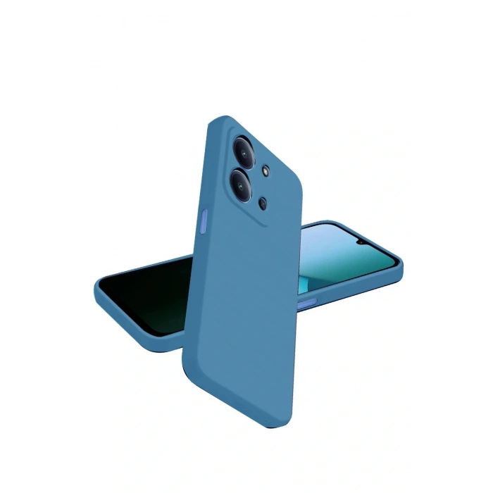 CPT05 Xiaomi Redmi 15C 4G Nano içi Kadife Silikon - Mavi
