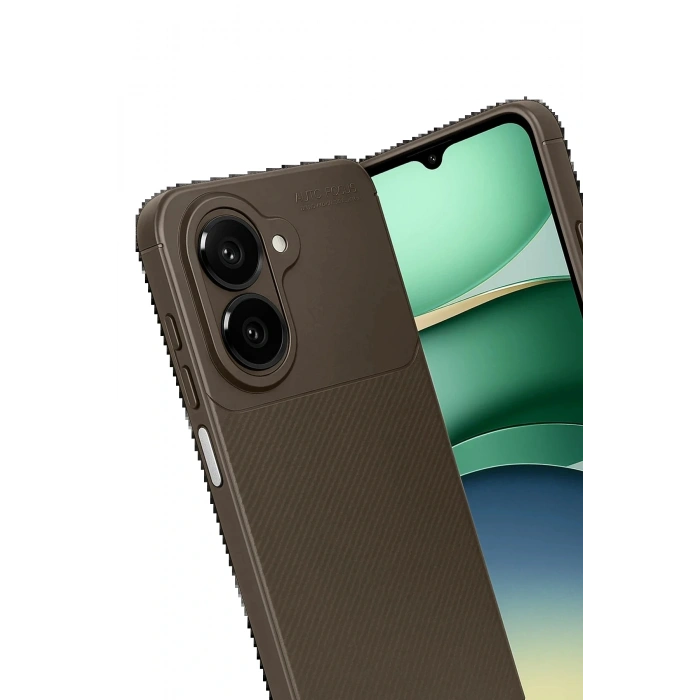 CPT05 Xiaomi Redmi A5 4G Auto Focus Karbon Kapak - Kahverengi