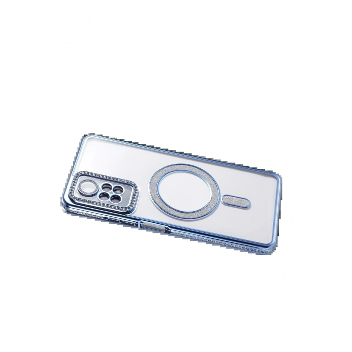 CPT05 Xiaomi Redmi Note 12 Pro 4G Joke Simli Magneticsafe Kılıf - Mavi