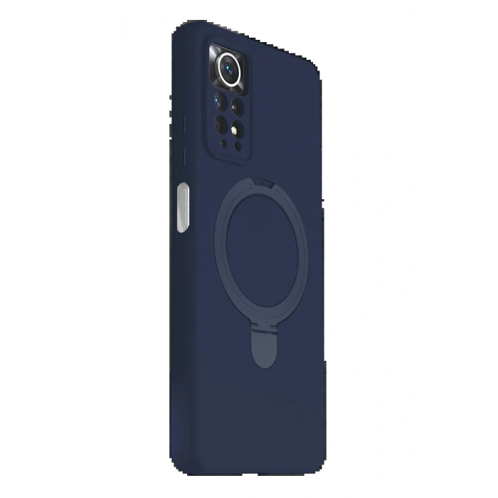 CPT05 Xiaomi Redmi Note 12 Pro 4G Regal Magsafe Standlı Kapak - Lacivert