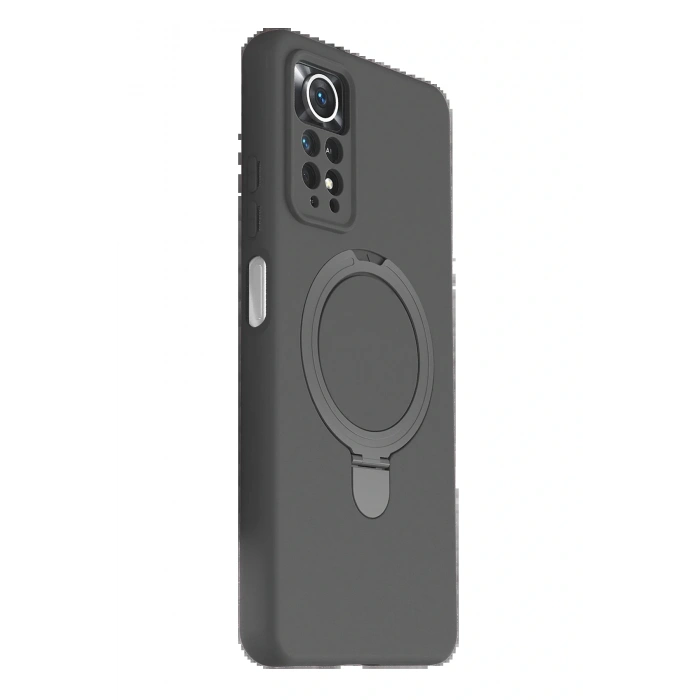 CPT05 Xiaomi Redmi Note 12 Pro 4G Regal Magsafe Standlı Kapak - Titan Gri