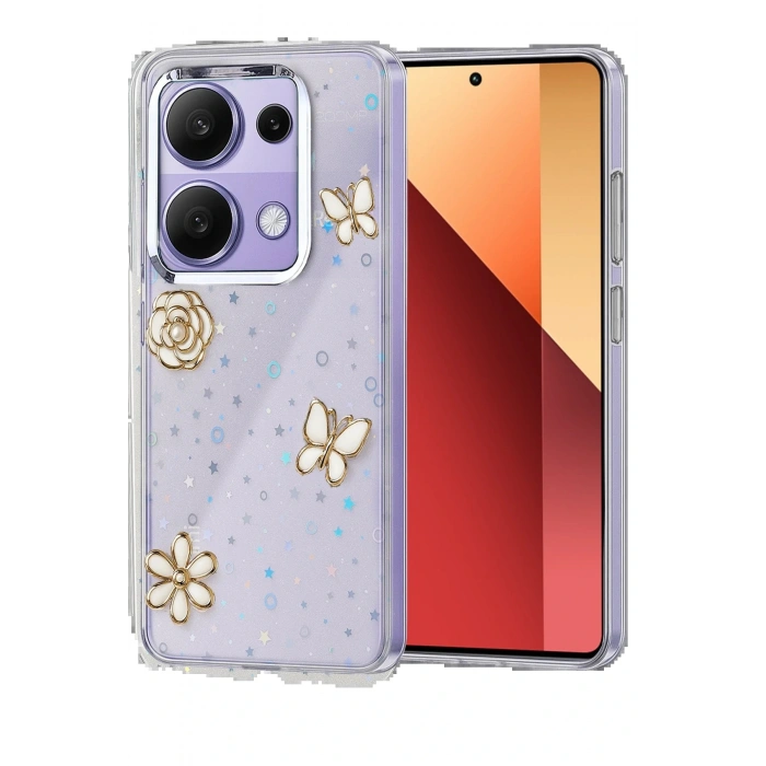 CPT05 Xiaomi Redmi Note 13 Pro 4G Fiyonk Desenli Kapak - Desen 2