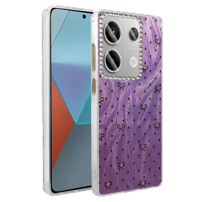 CPT05 Xiaomi Redmi Note 13 Pro 4G Kılıf Blade Aynalı Desenli Kapak - Desen 2