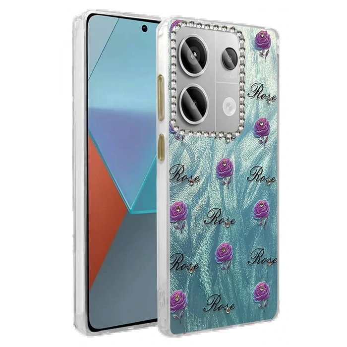 CPT05 Xiaomi Redmi Note 13 Pro 4G Kılıf Blade Aynalı Desenli Kapak - Desen 9