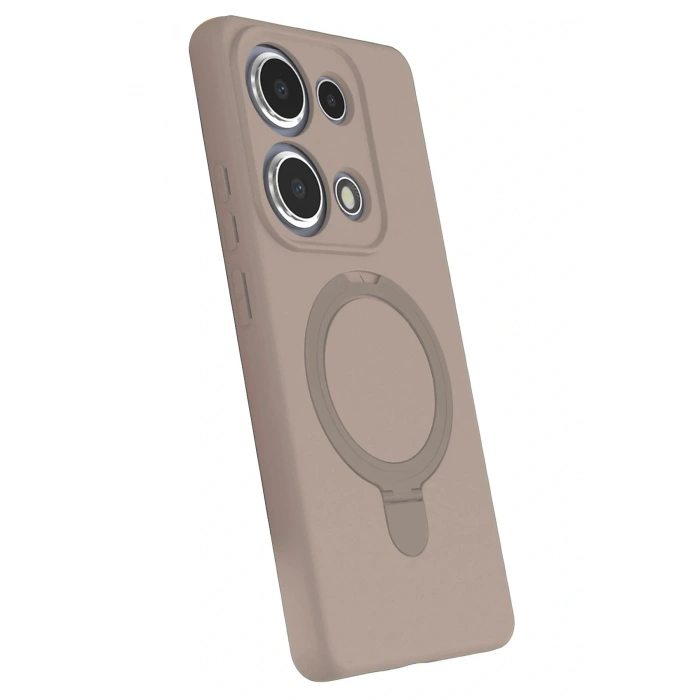 CPT05 Xiaomi Redmi Note 13 Pro 4G Regal Magsafe Standlı Kapak - Çöl Titanyum