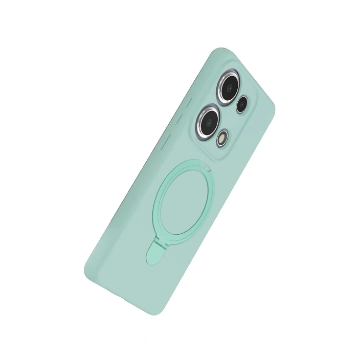 CPT05 Xiaomi Redmi Note 13 Pro 4G Regal Magsafe Standlı Kapak - Su Yeşili