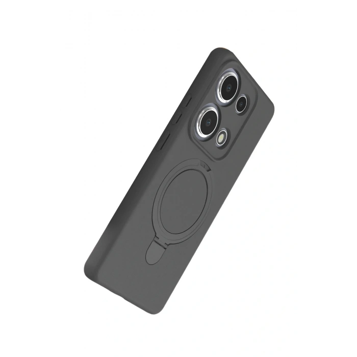 CPT05 Xiaomi Redmi Note 13 Pro 4G Regal Magsafe Standlı Kapak - Titan Gri