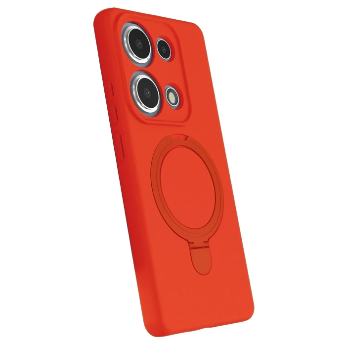 CPT05 Xiaomi Redmi Note 13 Pro 4G Regal Magsafe Standlı Kapak - Turuncu