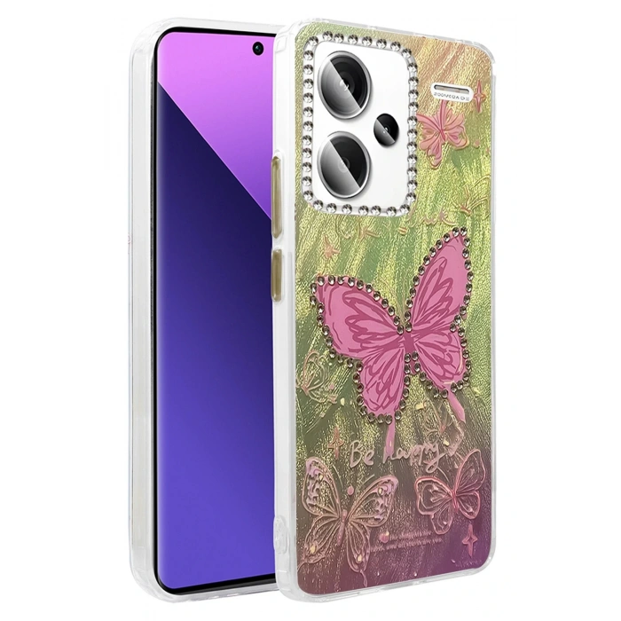 CPT05 Xiaomi Redmi Note 13 Pro Plus Kılıf Blade Aynalı Desenli Kapak - Desen 5