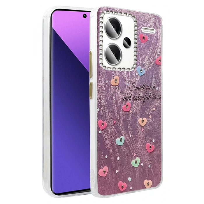 CPT05 Xiaomi Redmi Note 13 Pro Plus Kılıf Blade Aynalı Desenli Kapak - Desen 8