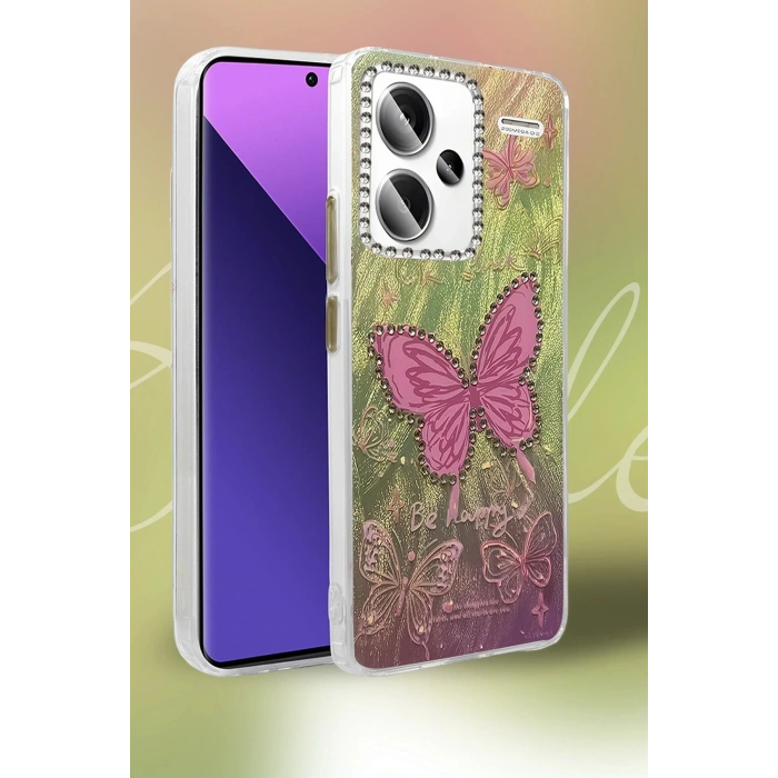 CPT05 Xiaomi Redmi Note 13 Pro Plus Kılıf Blade Aynalı Desenli Kapak - Desen 9