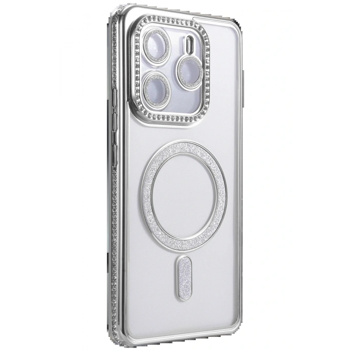 CPT05 Xiaomi Redmi Note 14 4G Joke Simli Magneticsafe Kılıf - Gümüş