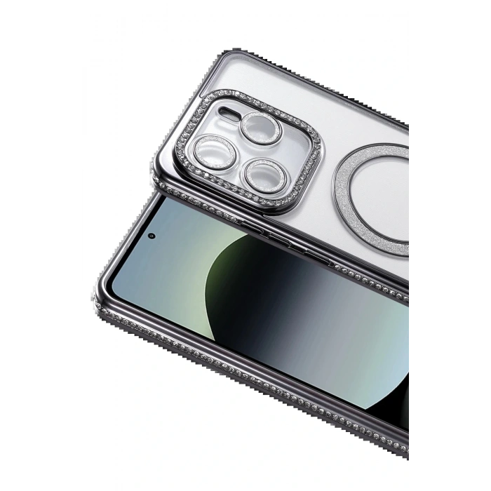 CPT05 Xiaomi Redmi Note 14 4G Joke Simli Magneticsafe Kılıf - Siyah