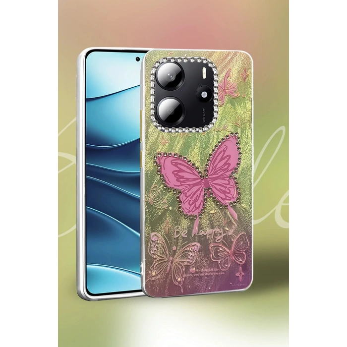 CPT05 Xiaomi Redmi Note 14 4G Kılıf Blade Aynalı Desenli Kapak - Desen 9