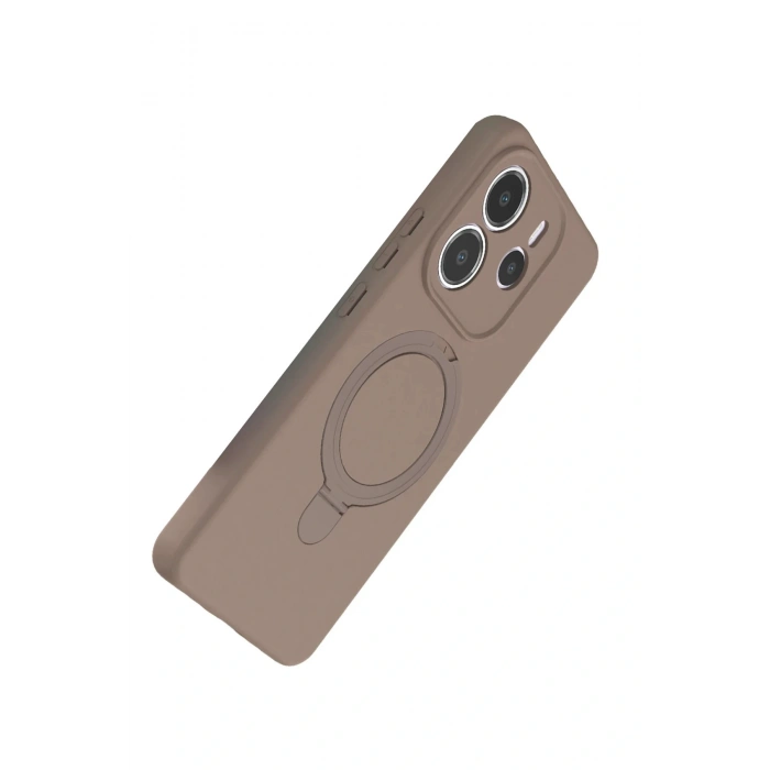 CPT05 Xiaomi Redmi Note 14 4G Regal Magsafe Standlı Kapak - Çöl Titanyum