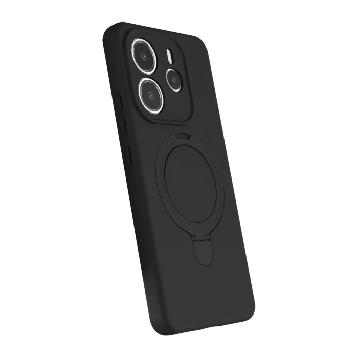CPT05 Xiaomi Redmi Note 14 4G Regal Magsafe Standlı Kapak - Siyah