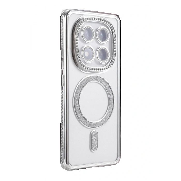 CPT05 Xiaomi Redmi Note 14 Pro 4G Joke Simli Magneticsafe Kılıf - Gümüş