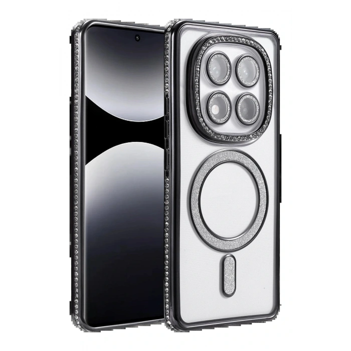 CPT05 Xiaomi Redmi Note 14 Pro 4G Joke Simli Magneticsafe Kılıf - Siyah