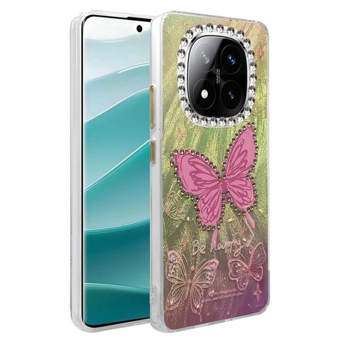 CPT05 Xiaomi Redmi Note 14 Pro 4G Kılıf Blade Aynalı Desenli Kapak - Desen 5