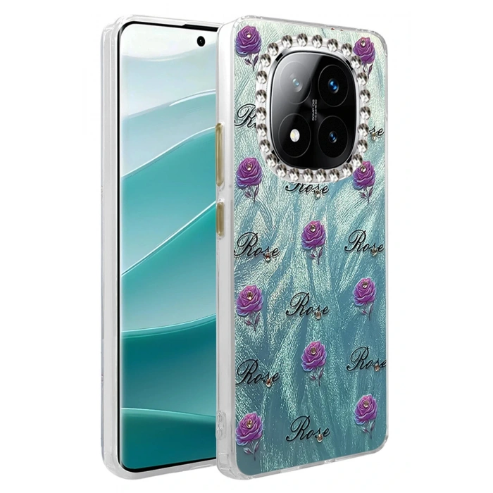 CPT05 Xiaomi Redmi Note 14 Pro 4G Kılıf Blade Aynalı Desenli Kapak - Desen 9