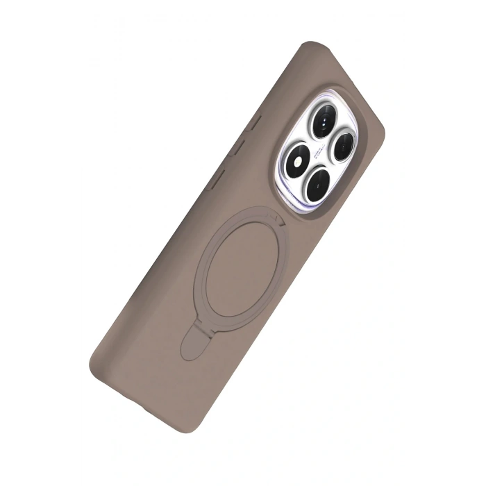 CPT05 Xiaomi Redmi Note 14 Pro 4G Regal Magsafe Standlı Kapak - Çöl Titanyum