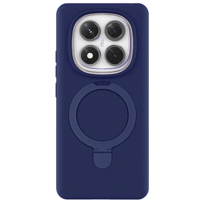 CPT05 Xiaomi Redmi Note 14 Pro 4G Regal Magsafe Standlı Kapak - Lacivert