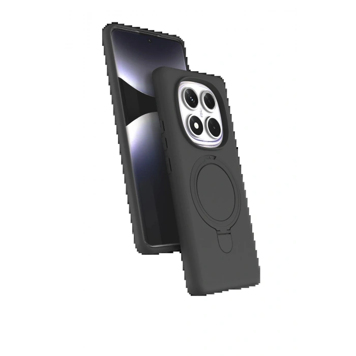 CPT05 Xiaomi Redmi Note 14 Pro 4G Regal Magsafe Standlı Kapak - Titan Gri