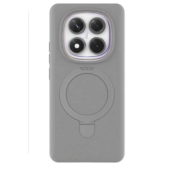 CPT05 Xiaomi Redmi Note 14 Pro 4G Regal Magsafe Standlı Kapak - Titan Gri