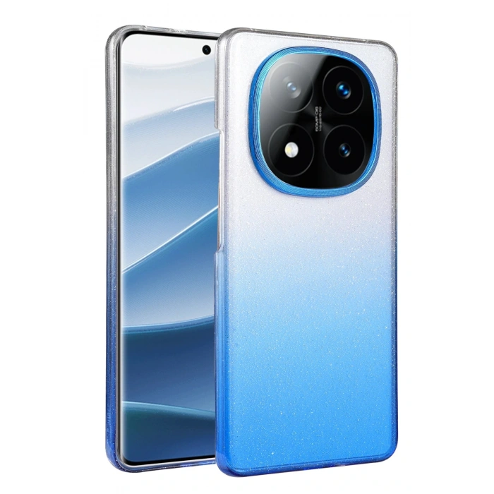 CPT05 Xiaomi Redmi Note 14 Pro 5G Glossy Kapak - Mavi