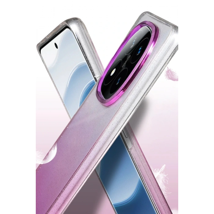 CPT05 Xiaomi Redmi Note 14 Pro 5G Glossy Kapak - Mor