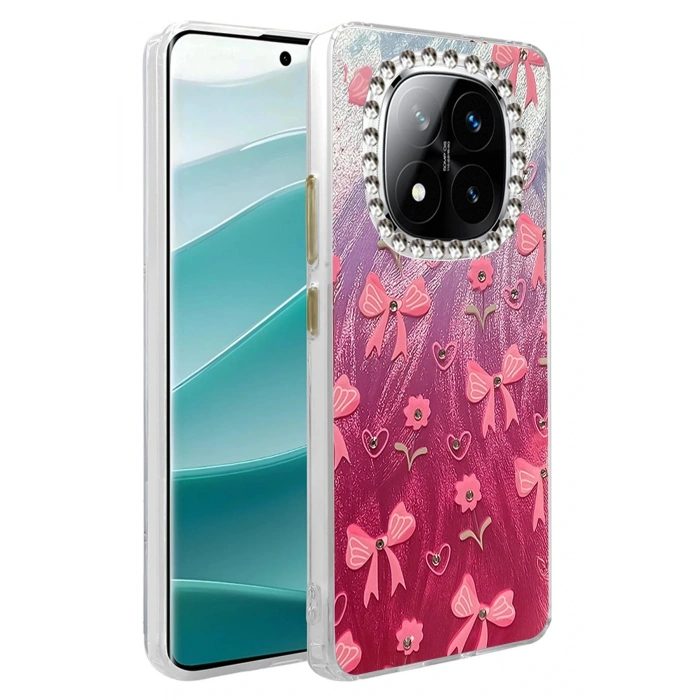 CPT05 Xiaomi Redmi Note 14 Pro 5G Kılıf Blade Aynalı Desenli Kapak - Desen 3