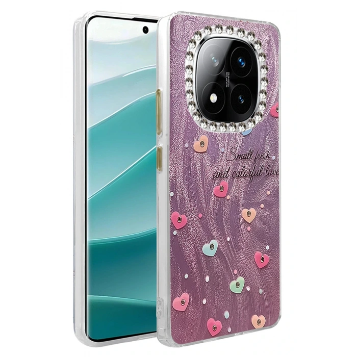 CPT05 Xiaomi Redmi Note 14 Pro 5G Kılıf Blade Aynalı Desenli Kapak - Desen 8