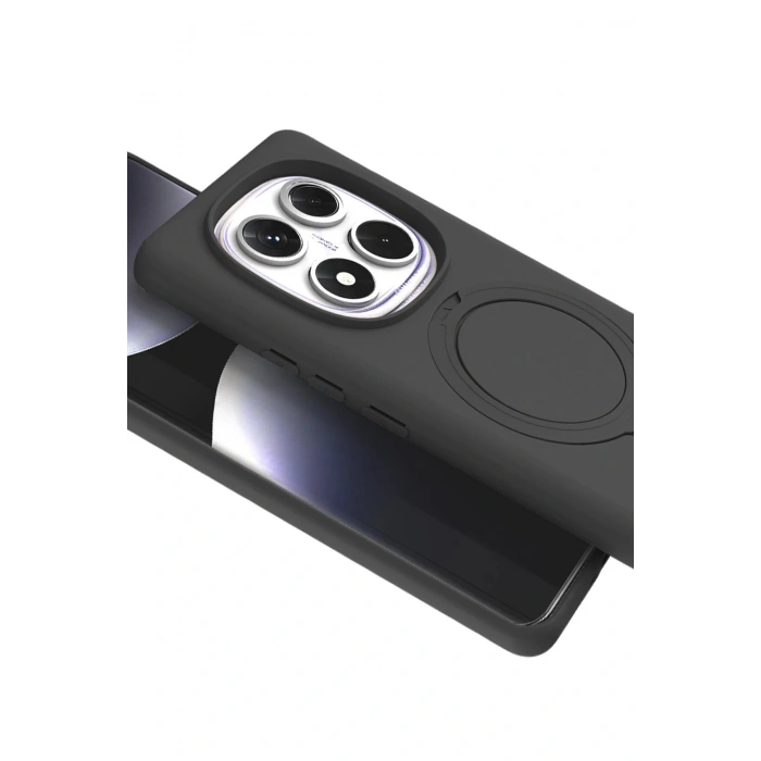 CPT05 Xiaomi Redmi Note 14 Pro 5G Regal Magsafe Standlı Kapak - Titan Gri