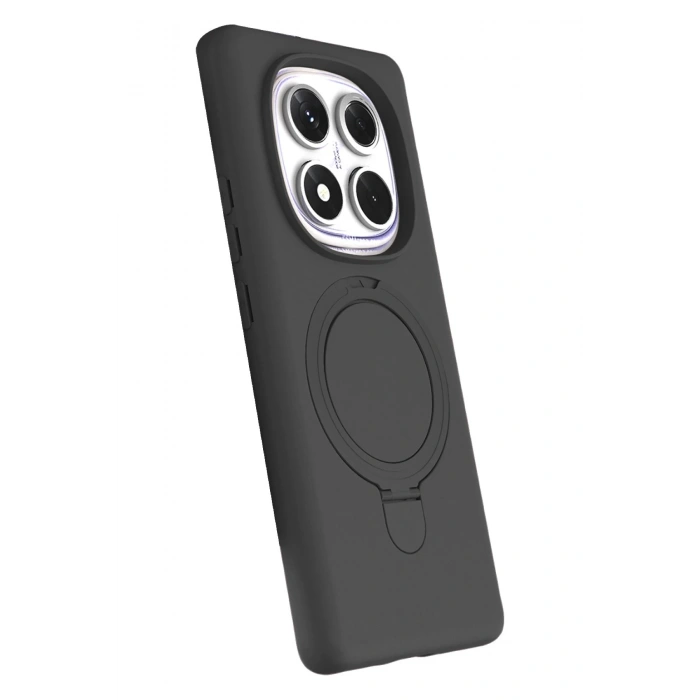 CPT05 Xiaomi Redmi Note 14 Pro 5G Regal Magsafe Standlı Kapak - Titan Gri