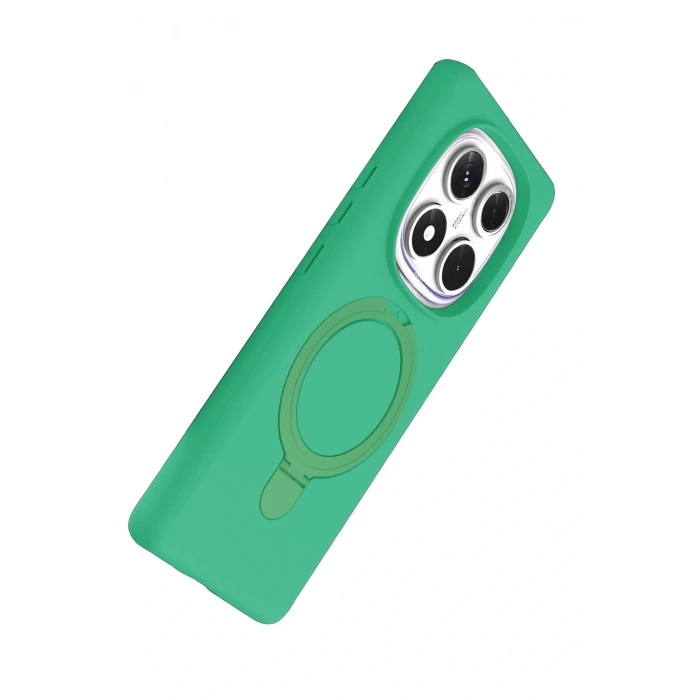 CPT05 Xiaomi Redmi Note 14 Pro 5G Regal Magsafe Standlı Kapak - Yeşil