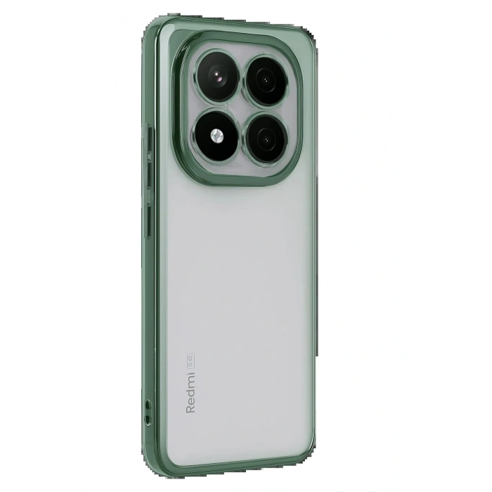 CPT05 Xiaomi Redmi Note 14 Pro Plus Kılıf Lensli Silikon - Yeşil