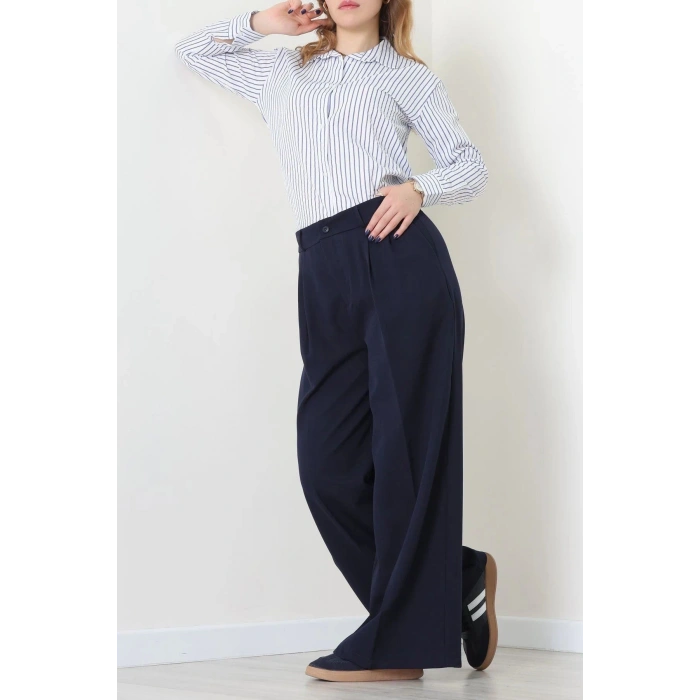 Dabıl Kumaş Pantolon Lacivert - 51616.683.