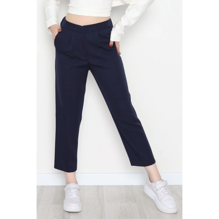 Dabıl Kumaş Pantolon Lacivert - 52001.2116.