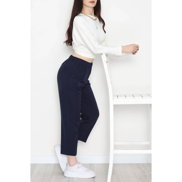 Dabıl Kumaş Pantolon Lacivert - 52001.2116.