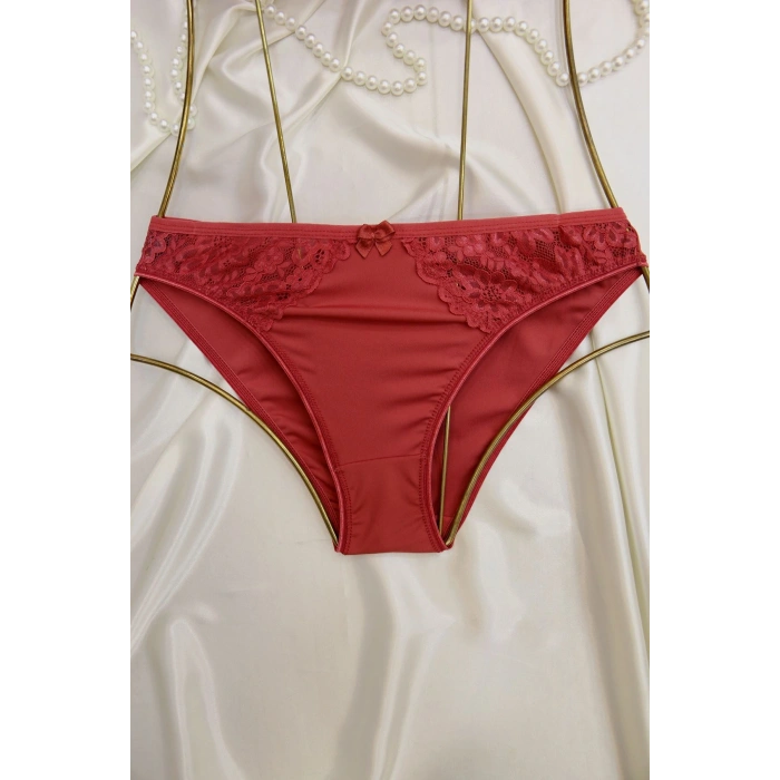 Dalgıç Kol Dantelli Boş Kalıp Kiremit - 2555-B.1783.