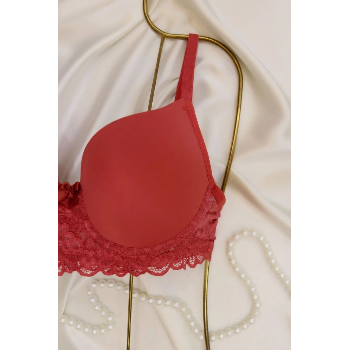 Dalgıç Kol Dantelli Boş Kalıp Kiremit - 2555-B.1783.